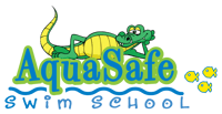 AquaSafe logo with alligator